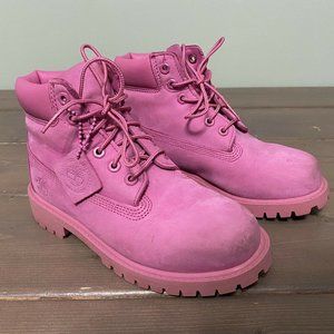 Timberland Classic boot - Girls size 1.5 - Pink - Great Condition Plenty Of Life